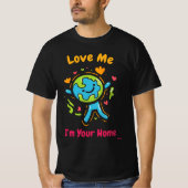 Bold Pop Art Earth Day T-shirt (Voorkant)