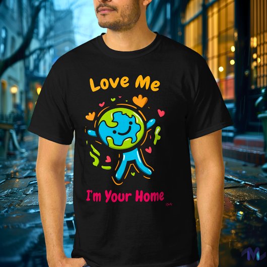 Bold Pop Art Earth Day T-shirt