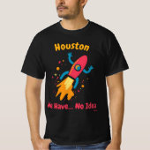Bold Pop Art Rocket Space T-shirt (Voorkant)
