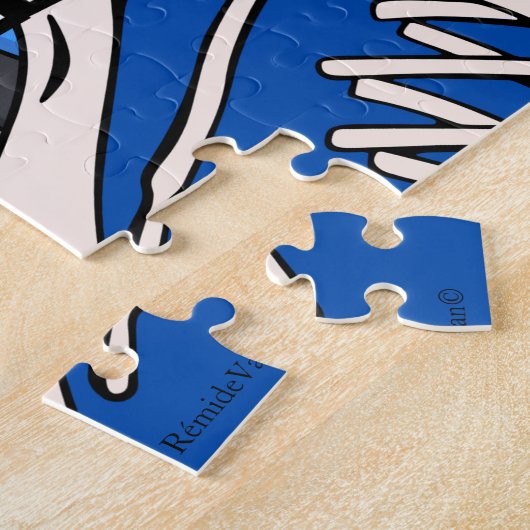 Bold Pop Art Runner Jogger Legpuzzel (Zijkant)