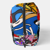 Bold Pop Art Runner Jogger Toilettasje (Rechts)