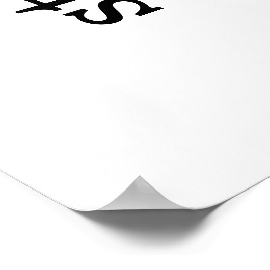 Bold Positive Thinking I AM Affirmatie Poster (Hoek)