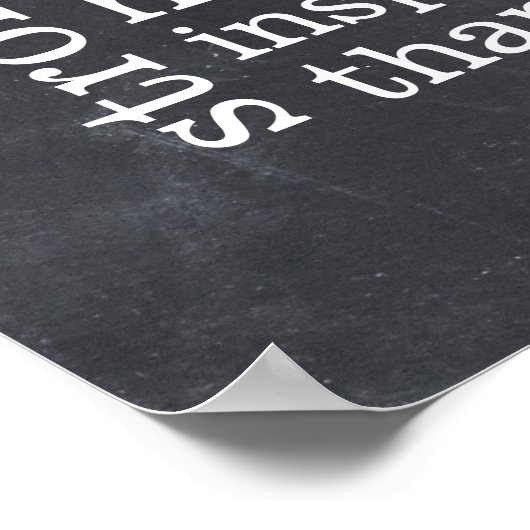 Bold Positive Thinking I AM Affirmatie Poster (Hoek)