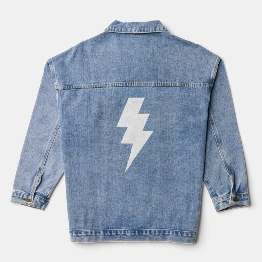 Bold Power Bolt by Vin Zzep Denim Jacket (Achterkant)