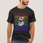 Bold Pride LGBT - Grieks buste ontwerp T-shirt (Voorkant)