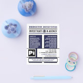 Bold Private Eye, privédetective Investigator Flyer (Enkel)