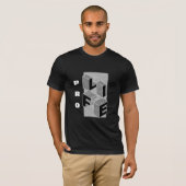 Bold Pro Life Geometric Typography Unisex T-shirt (Voorkant volledig)