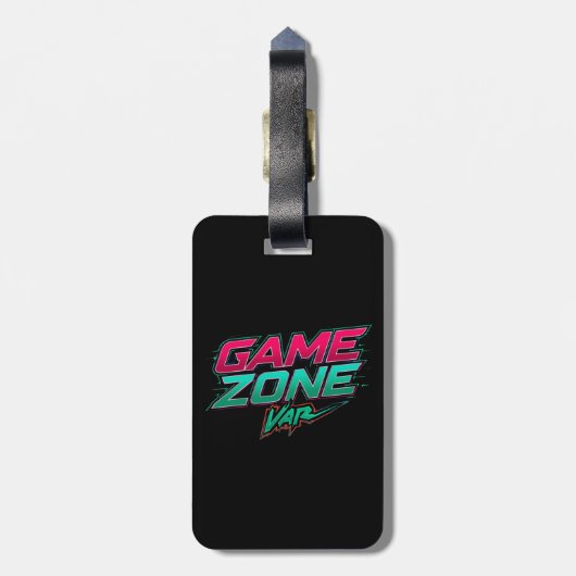 Bold Puzzle Quote Typography Art Bagagelabel (Achterkant verticaal)