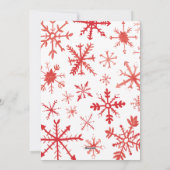 Bold Quilted Merry Christmas Feestdagenkaart (Achterkant)