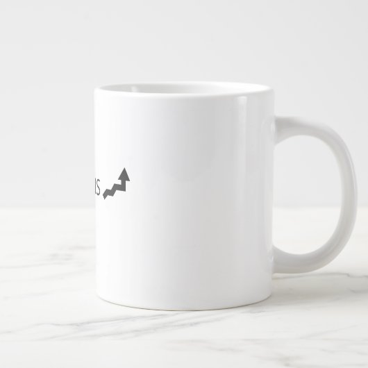 Bold quote mug  grote koffiekop (Rechts)