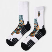 Bold Raccoon en Bergen Graphic Sokken (Links)