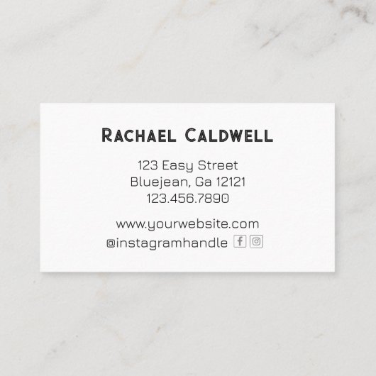 Bold Rainbow Dog Walker Pet Sitter Visitekaartje (Achterkant)