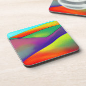 Bold Rainbow Hills Bier Onderzetter (Linkerzijde)