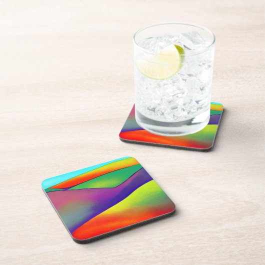 Bold Rainbow Hills Bier Onderzetter (Rechterzijde)