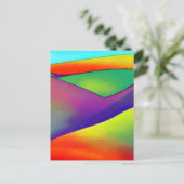 Bold Rainbow Hills Briefkaart (Staand voorkant)