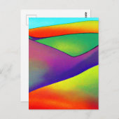 Bold Rainbow Hills Briefkaart (Voorkant / Achterkant)