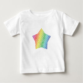 Bold Rainbow Honeycomb en Diamond Pattern-ster