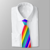 Bold Rainbow Stripes necktie Stropdas (Gebonden)