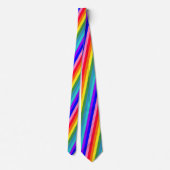 Bold Rainbow Stripes necktie Stropdas (Achterkant)