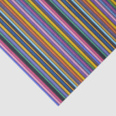 Bold Rainbow Vertical Stripes Tissuepapier (Detail)