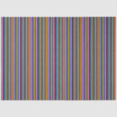 Bold Rainbow Vertical Stripes Tissuepapier (Voorkant)