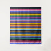 Bold Rainbow Vertical Stripes Wandkleed (Voorkant)