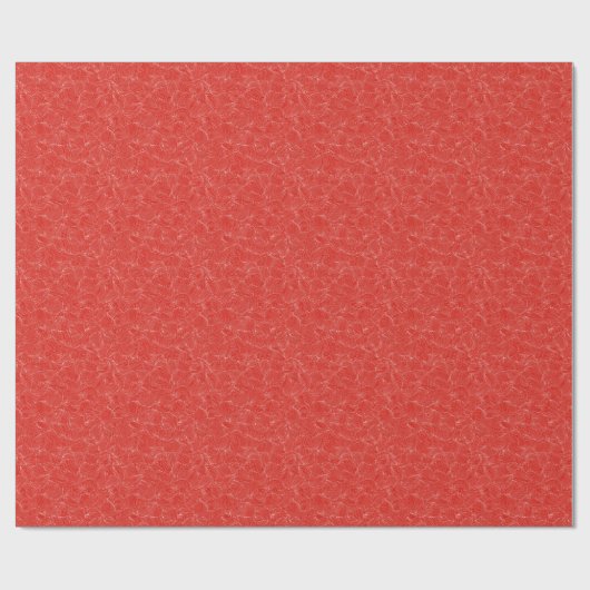 Bold Red Abstract Pattern Cadeaupapier (Vlak)