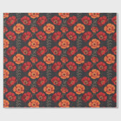Bold Red and Orange Poppy Cadeaupapier (Vlak)