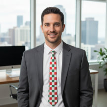 Bold Red en Hunter Green