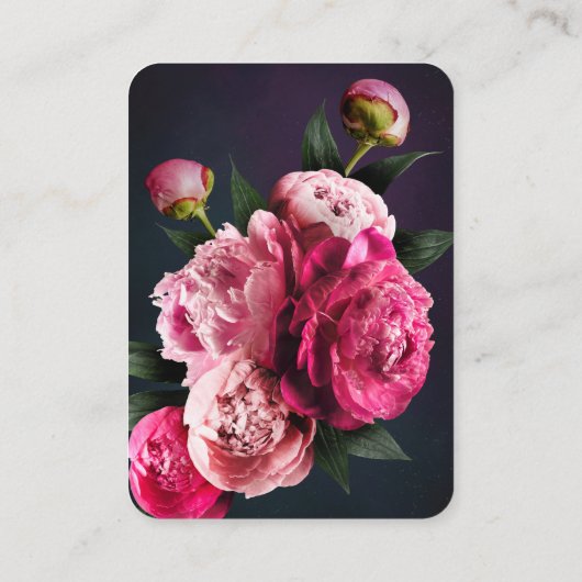 Bold Red Floral QR Code Weddenschap RSVP Plaatskaartje (Achterkant)