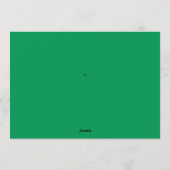 Bold Red Green Typography Flat One Photo Christmas Feestdagenkaart (Achterkant)