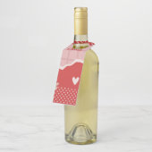 Bold Red Heart Love Design – Perfect voor Custom G Flessenhanger (Schuin)