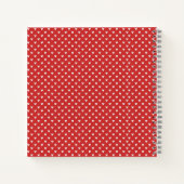 Bold Red Heart Love Design – Perfect voor Custom G Notitieboek (Achterkant)