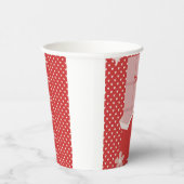 Bold Red Heart Love Design – Perfect voor Custom G Papieren Bekers (Rechts)