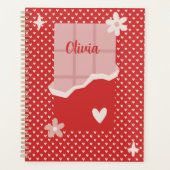 Bold Red Heart Love Design – Perfect voor Custom G Planner (Voorkant)
