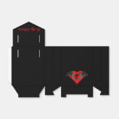 Bold Red Heart Valentijns gepersonaliseerd Bedankdoosjes (Uitgevouwen)