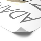 Bold Red Poppy Flowers Modern Botanical Art Poster (Hoek)