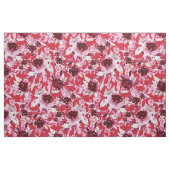 Bold Red Rose Floral Stof (Fat Quarter)
