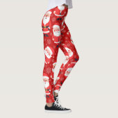 Bold Red Santa Claus Novelty Party Leggings (Rechts)