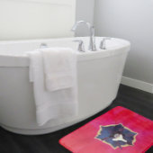 Bold Red Tulp Flower Macro Natuur Badmat