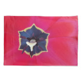 Bold Red Tulp Flower Macro Natuur Kussensloop (Achterkant)