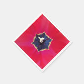 Bold Red Tulp Flower Macro Natuur Servet (Hoek)