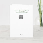 Bold RedTulips PaasKaart Feestdagen Kaart (Achterkant)