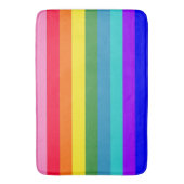 Bold regenboogstrips badmat (Voorkant Verticaal)