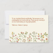 Bold Retro Aardse Tonen | Bedankt kaart (Achterkant)