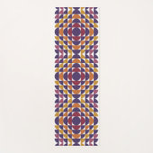 Bold Retro Circles Yoga Mat (Voorkant)
