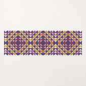 Bold Retro Circles Yoga Mat (Voorkant (horizontaal))