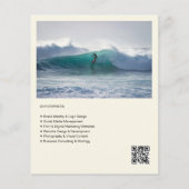 Bold Retro Editorial Photo Business Flyer (Achterkant)