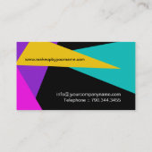 BOLD RETRO MAKEUP ARTIST VISITEKAARTJE (Achterkant)