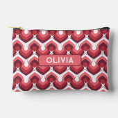 Bold Retro Modern Motif in Pinks Etui (Voorkant)
